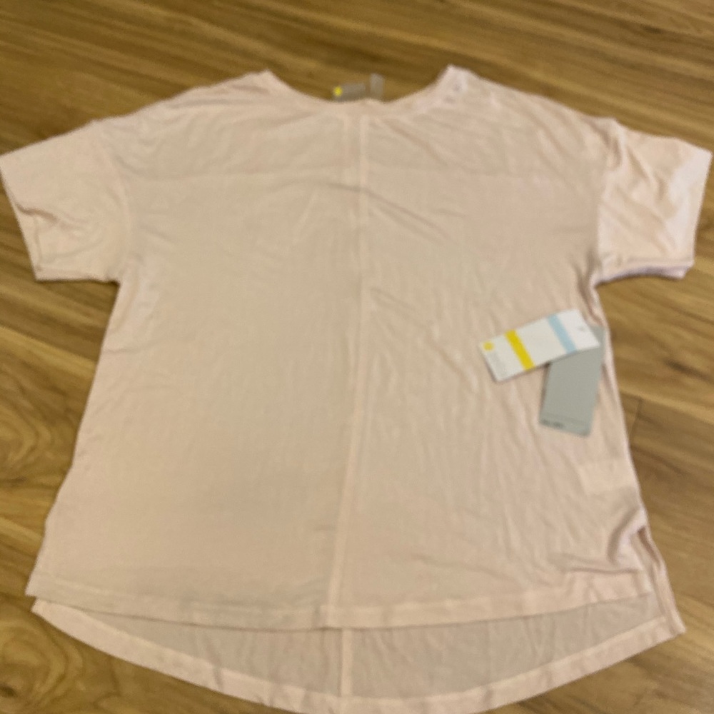 Blush pink All Day Zella tee shirt sz S
